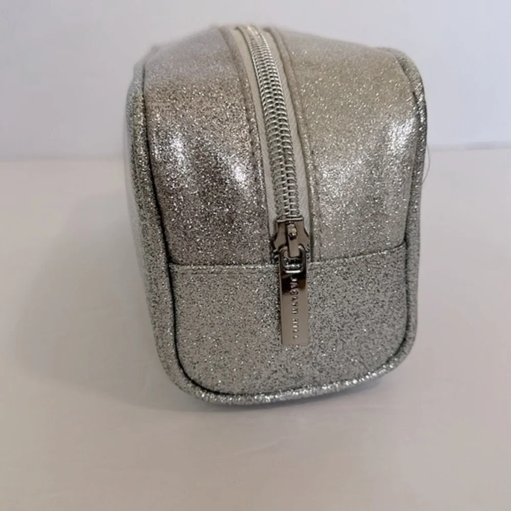 Morphe × Jaclyn Hill The Complexion Master Collection makeup bag in silver NWOT